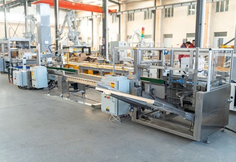 不銹鋼防爆開(kāi)封箱捆扎包裝線(xiàn)