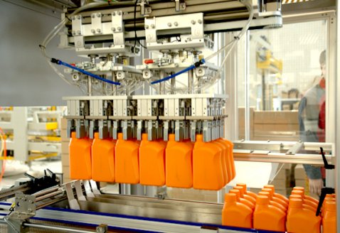 機(jī)油桶裝箱包裝線(xiàn)